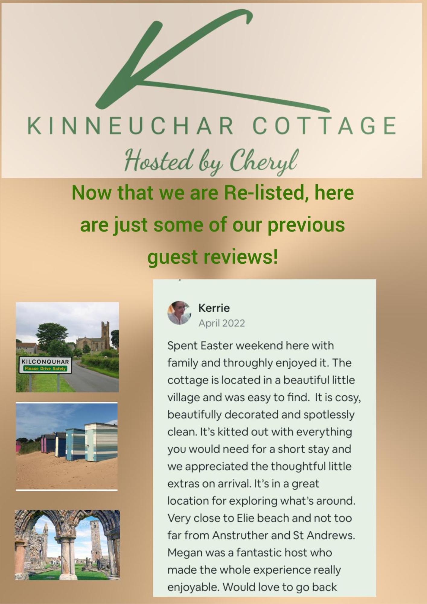 Kinneuchar - By Elie, Dog Friendly. Holiday home *