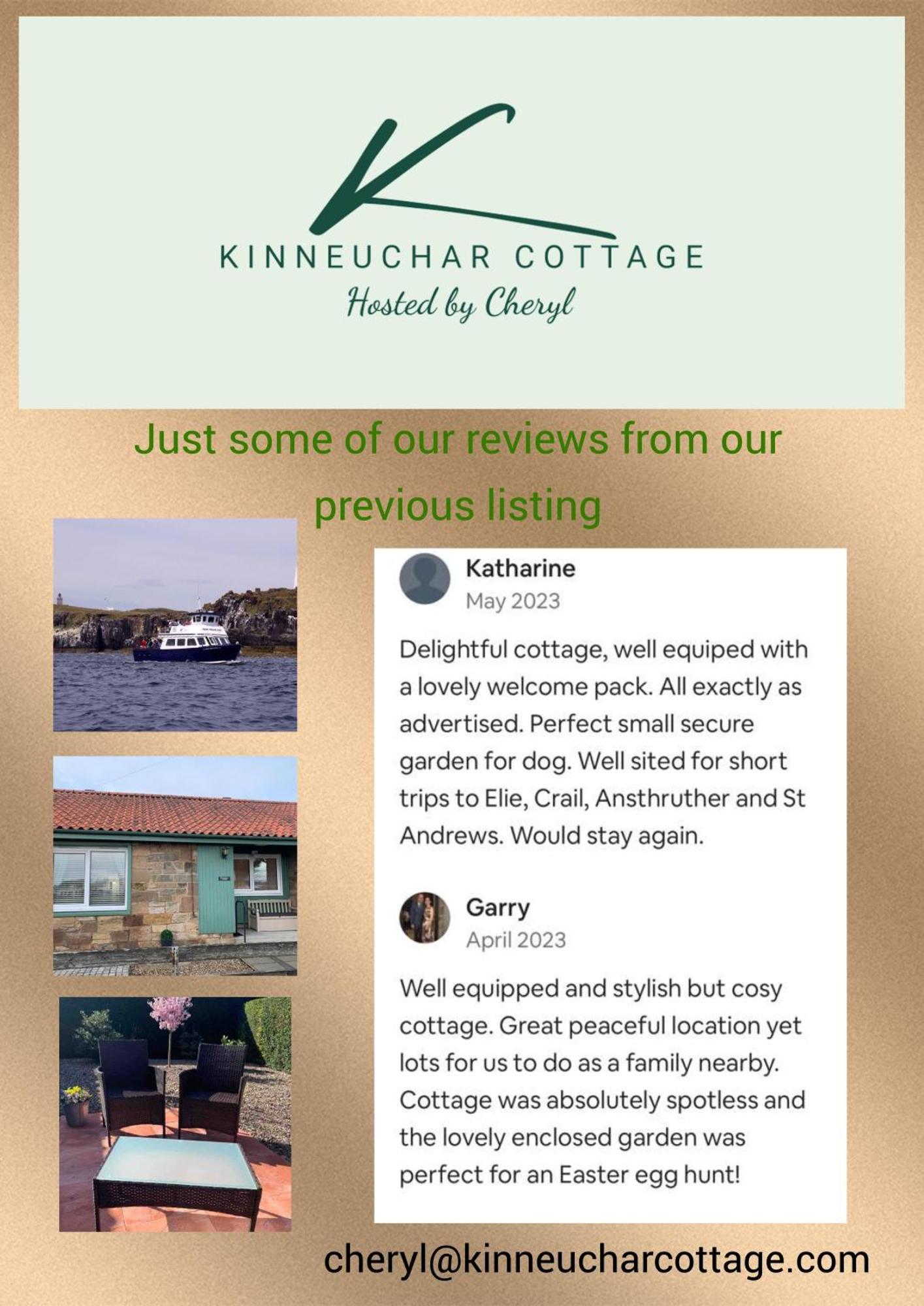 Holiday home Kinneuchar - By Elie, Dog Friendly. *