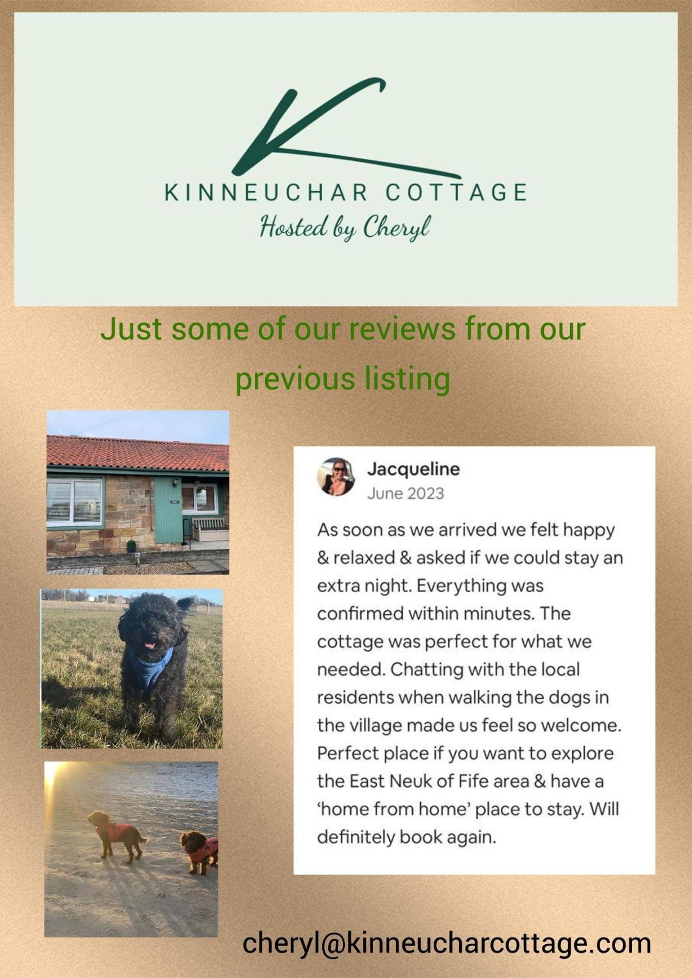 Kinneuchar - By Elie, Dog Friendly. * Kilconquhar (Fife)
